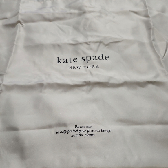 NWOT Kate Spade Large White Dustbag - Picture 3 of 3
